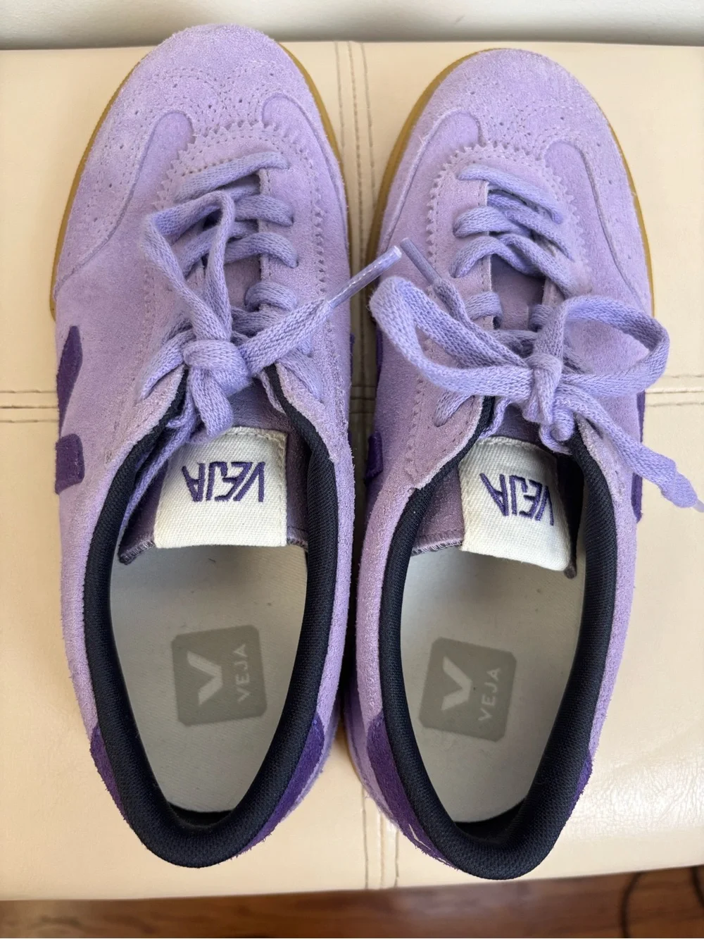 Veja Volley Suede Sneakers in the Lavande Purple Size 8